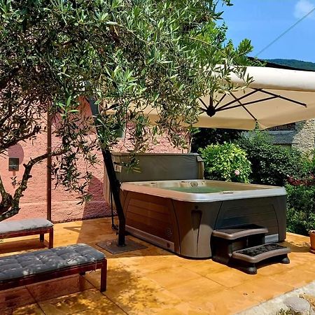 La Casa Rosa Di Segusino With Spa Jacuzzi In Garden Sequsino Eksteriør billede