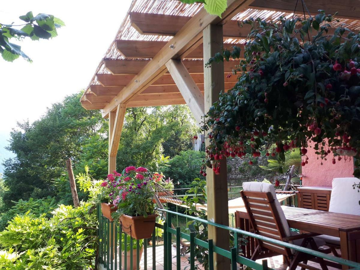La Casa Rosa Di Segusino With Spa Jacuzzi In Garden Sequsino Eksteriør billede
